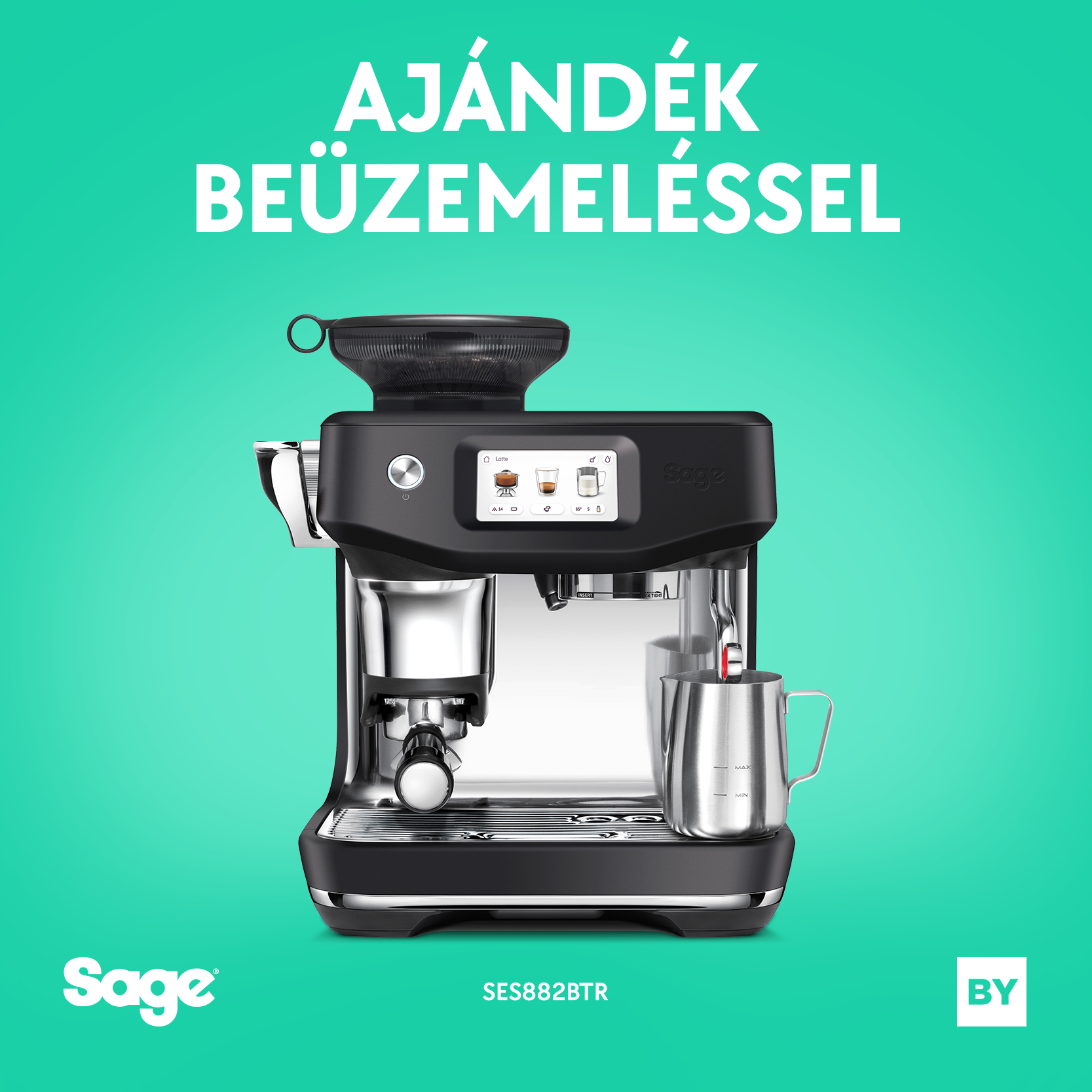 Sage SES882BTR - THE BARISTA TOUCH Impress - Cold Extraction
